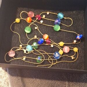 Multicolor beaded necklace